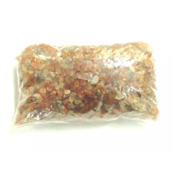 1kg Bag of Carnelian Chips not Drilled
