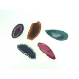 Agate Slices Size 00 A grade 30x50mm Will call you for colours