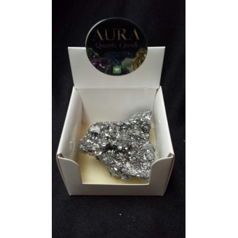 Aura Quartz box - Silver Aura Quartz box - Silver