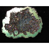 Celestial Aura Quartz Slice Geode 7x6cm