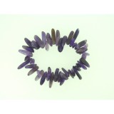 Amethyst Long Chip Bracelet