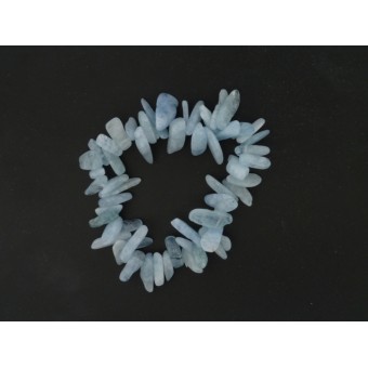 Aquamarine Long Chip Bracelets