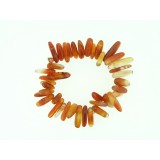 Carnelian Long Chip Bracelet