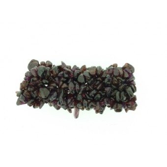 Garnet Wide Chip Bracelet 30mm wide