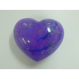 Purple Howlite Puff Heart 40 mm x 45 mm x 20 mm