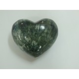 Serephanite Puff Heart 35mm  x 45mm (Width) x 25mm (Thickness)