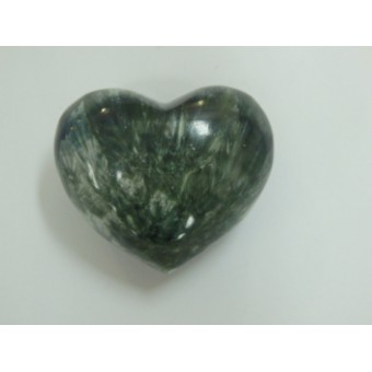 Serephanite Puff Heart 35mm  x 45mm (Width) x 25mm (Thickness)