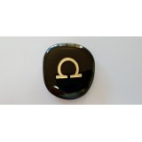 Black Obsidian Namestone OMEGA Symbol - 40-50mm