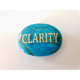 Blue Howlite Namestone CLARITY - 40-50mm Blue Howlite Namestone CLARITY - 40-50mm