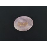 Rose Quartz Namestone HAPPY