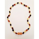 Baltic Amber Baby Teething Necklace - mixed colours