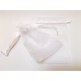 Organza Pouch 50 Pack - White - Med