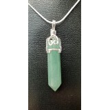 Aventurine Pendant Point - fancy clasp - 35mm Aventurine Pendant Point - fancy clasp - 35mm