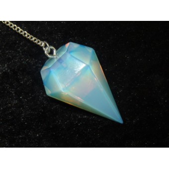 Faceted Pendulum in Opalite24x45mm