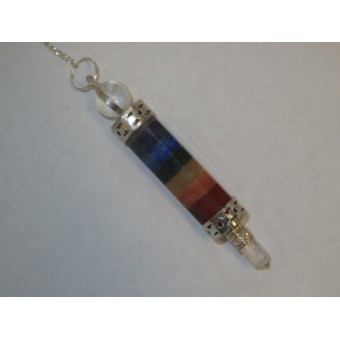 Faceted Pendulum Wand Chakra