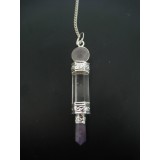 Wand Pendulum in Amethyst 10x70mm