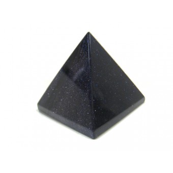Pyramid in Blue Goldstone 45x45x40mm