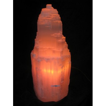 Selenite Castle Lamp 35cm  Globe(1 normal) Fitting