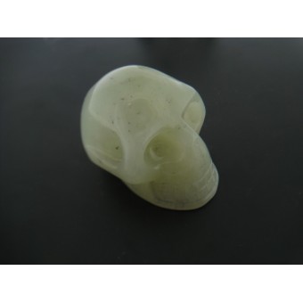 Skull in Jade 55mm Long by 40mm High
