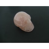 Skull in Rose Quartz 45mm Long by 35mm High