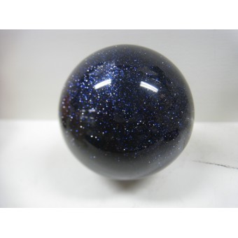 Sphere in Blue Goldstone 70mm