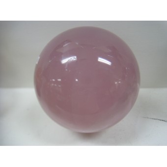 Sphere in Gem Quality Rose Quartz 80mm