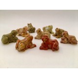 Soapstone Carving - Frog - various colours