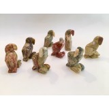 Soapstone Carving - Parrot - various colours Soapstone Carving - Parrot - various colours