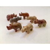 Soapstone Carving - Rhino - various colours Soapstone Carving - Rhino - various colours