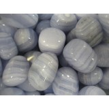 Agate - Blue Lace  AAA Quality - Tumbled  20x30mm    200 GRAMS