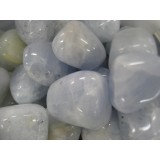 Calcite  - Blue  AAA - Tumbled  20x30mm    200 GRAMS