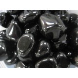 Obsidian - Black - Tumbled  20x30mm    200 GRAMS