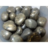 Pyrite  - Tumbled  20x30mm    200 GRAMS