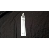 White Selenite Pointed Wand - Flat - 20cm