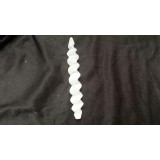White Selenite  Wand Spiral  15cm