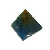 Pyramid in Blue Agate 50x50x45mm