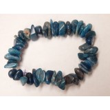 Blue Apatite Large Chip Bracelet