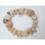 Natural Moonstone Large Chip Bracelet