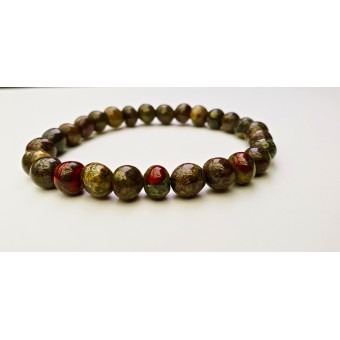 Dragon's Blood Nugget Bracelet - 8mm