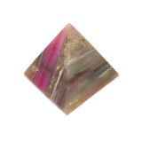 Pyramid in Pink Agate 55x55x50mm